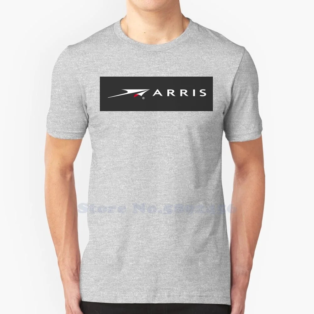 ARRIS Casual Streetwear Imprimir o Logotipo T-shirt Gráfico 100% Algodão Tee