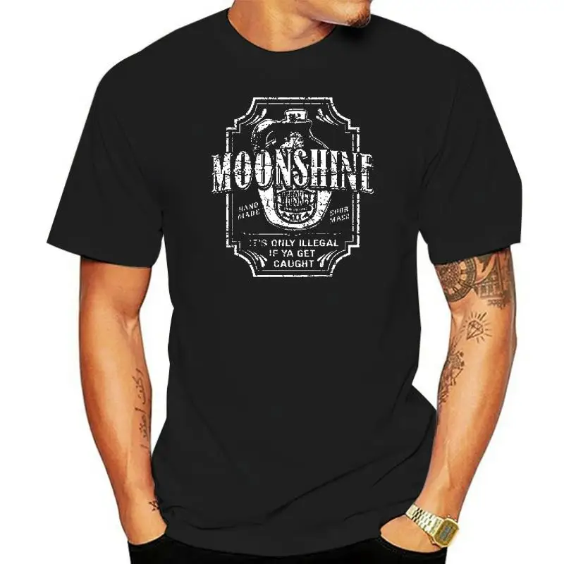 Moonshine Tennessee Whiskey T-Shirt Manga Longa Smoky Mountain unisex homens mulheres t-shirt