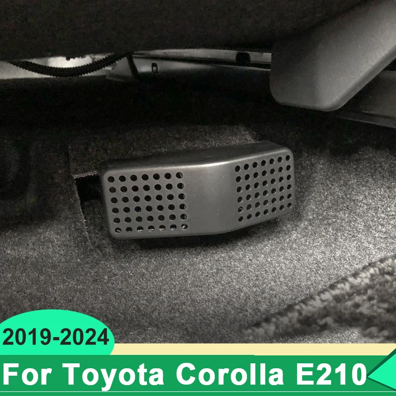 Para Toyota Corolla E210 2019-2021 2022 2023 2024 Carro Híbrido Sob O Assento De Saída Traseira Condicionador De Ar Do Duto Grill Grelha De Ventilação Tampa