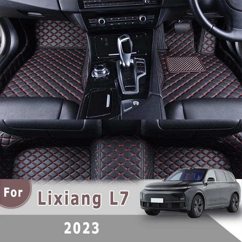 RHD Tapetes Para Li Lixiang L7 2023 Carro Tapetes Auto Acessórios Interior Almofadas do Pé Abrange os Veículos de Tapetes para Decoração Impermeável