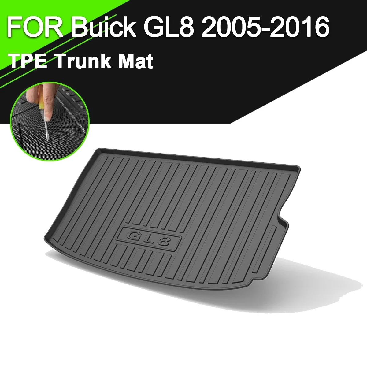 Tapete tronco TPE PARA o Buick GL8 2005-2016 Carro Impermeável, antiderrapante de Borracha, Carga de Forro de Acessórios