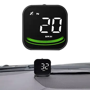 Heads Up Display Para Carros Heads Up Display GPS Para Carros Velocímetro Com Velocidade de Teste de Teste de Frenagem de excesso de velocidade Alarme Display de LED