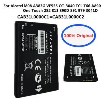 Original CAB31L0000C1 CAB31L0000C2 Bateria de Substituição Para o Alcatel i808 A383G VF555 OT-3040 TCL T66 Telefone Inteligente Móvel Bateria