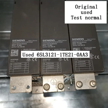 Original Siemens S120 eixo único 9A inversor módulo 6SL3121-1TE21-0AA3