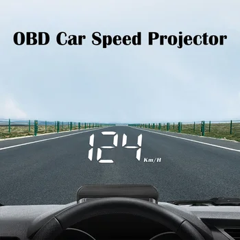 Universal Velocímetro do Carro de Medidor de Velocidade do Projetor HUD OBD2 Para a Velocidade do Carro Headup Display Head-up Display OBD Tacômetro Gadgets