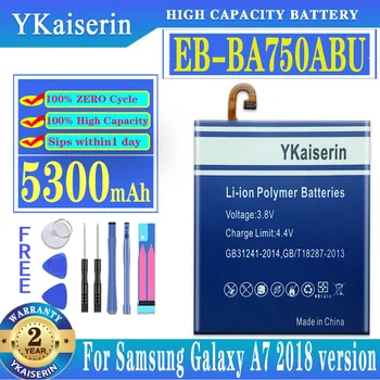 EB-BA750ABU 5300mAh da Bateria Para SAMSUNG Galaxy A7 2018 Versão A730x A750 SM-A730x A10 SM-A750F Telefone Batterij + NÃO.