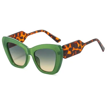 Nova Moda, Óculos estilo Olho de Gato Mulheres do Vintage em Tons de Marca Designer Gafas de Luxo Óculos de Sol com Armação UV400 Óculos Oversized Oculos