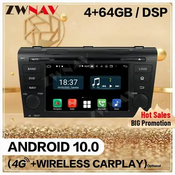 Sem fio Carplayer 128GB Para Mazda CX-5 2012 2013 Android Multimídia com Tela de 10 Leitor de Áudio, Rádio, GPS Navi Unidade de Cabeça de Auto Estéreo