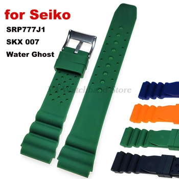 Relógio de Silicone Banda para Seiko SKX007 SRP777J Abalone 007 Pulseira para a Rolex Macio de Alta Qualidade de Resina Pulseira de 18mm 20mm 22mm
