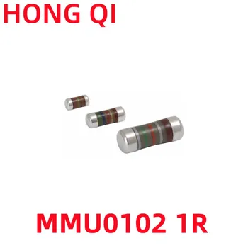 100PCS SMD Resistor MELF MMU0102 1R MMU01020C1008GB300 0,3 W 2% 50PPM Cilindro Anel de Cor Resistor 0805 Cilindro de Metal Filme Preci