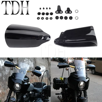 Moto protector de Mão Desperdício Lidar com Escudos Para Harley Sportster Dyna Turnê Softail Heritage FLST FLSTN FLSTS FLSTC FXSTC