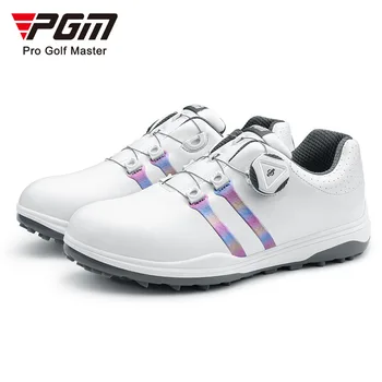 PGM novos sapatos de golfe de senhoras anti-derrapante picos de tênis colorido de Golfe de sapatos femininos.