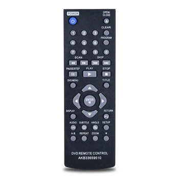 Controle remoto para LG Leitor de DVD, AKB33659510 Leitor de DVD Controlador de Substituição