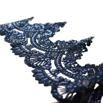 Várias Cores Podem Ser Selecionadas para o Costume de Lantejoulas Borda do Laço de Desbaste DIY Cocar de Vestido de Noiva Decorativos Toalha de mesa RS4119
